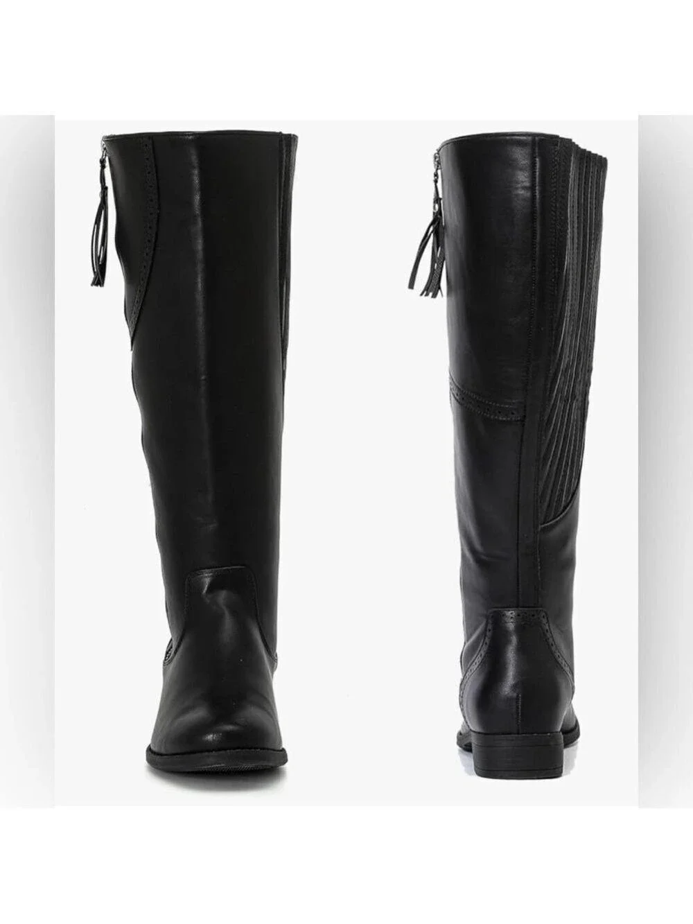 Black Knee High Boots Women's